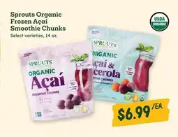 Sprouts Farmers Market Sprouts Organic Frozen Açaí Smoothie Chunks offer