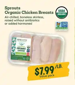 Sprouts Farmers Market Sprouts Organic Chicken Breasts offer