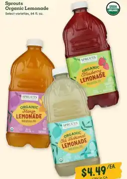 Sprouts Farmers Market Sprouts Organic Lemonade offer