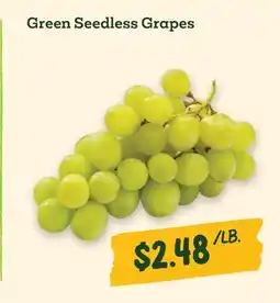 Sprouts Farmers Market Green Seedless Grapes offer