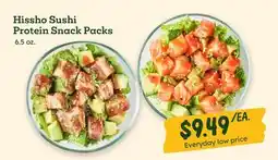 Sprouts Farmers Market Hissho Sushi Protein Snack Packs offer