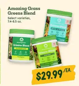 Sprouts Farmers Market Amazing Grass Greens Blend offer