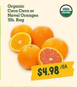 Sprouts Farmers Market Organic Cara Cara or Navel Oranges offer