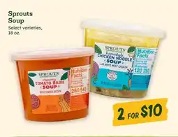 Sprouts Farmers Market Sprouts Soup offer