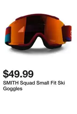 Marshalls SMITH Squad Small Fit Ski Goggles offer