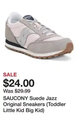 Marshalls SAUCONY Suede Jazz Original Sneakers (Toddler Little Kid Big Kid) offer