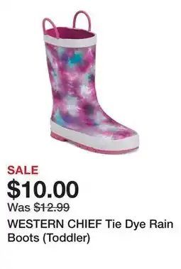 Marshalls WESTERN CHIEF Tie Dye Rain Boots (Toddler) offer