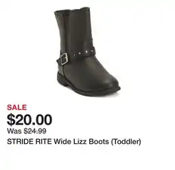 Marshalls STRIDE RITE Wide Lizz Boots (Toddler) offer