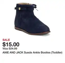 Marshalls ANIE AND JACK Suede Ankle Booties (Toddler) offer