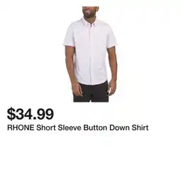 Marshalls RHONE Short Sleeve Button Down Shirt offer