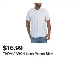 Marshalls THOM AARON Linen Pocket Shirt offer