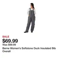 Tractor Supply Company Berne Women's Softstone Duck Insulated Bib Overall offer