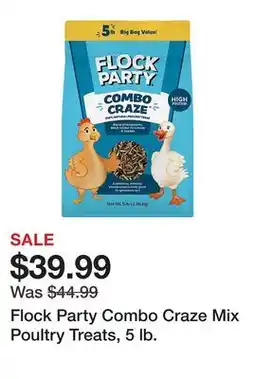Tractor Supply Company Flock Party Combo Craze Mix Poultry Treats, 5 lb offer