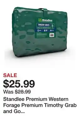 Tractor Supply Company Standlee Premium Western Forage Premium Timothy Grab and Go Compressed Hay Bale, 50 lb offer