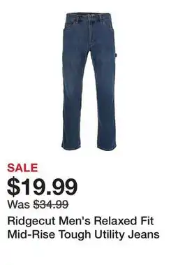 Tractor Supply Company Ridgecut Men's Relaxed Fit Mid-Rise Tough Utility Jeans offer