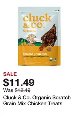 Tractor Supply Company Cluck & Co. Organic Scratch Grain Mix Chicken Treats offer