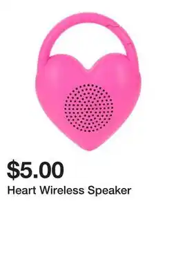 Five Below Heart Wireless Speaker offer