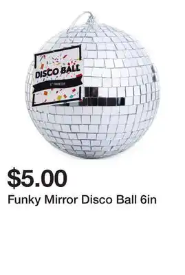 Five Below Funky Mirror Disco Ball 6in offer