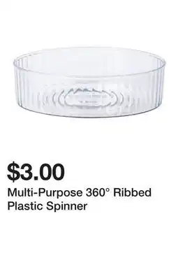 Five Below Multi-Purpose 360° Ribbed Plastic Spinner offer
