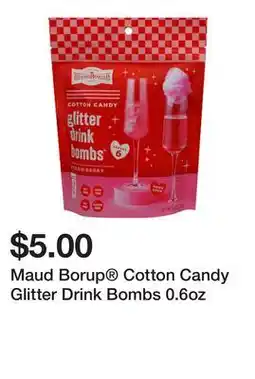 Five Below Maud Borup Cotton Candy Glitter Drink Bombs 0.6oz offer