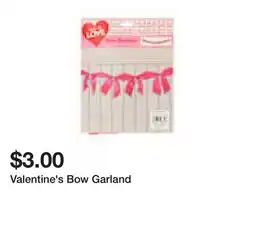 Five Below Valentine's Bow Garland offer