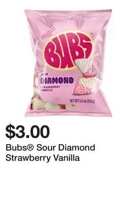 Five Below Bubs Sour Diamond Strawberry Vanilla offer