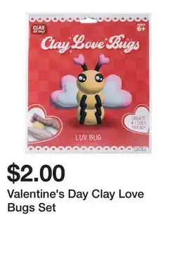 Five Below Valentine's Day Clay Love Bugs Set offer