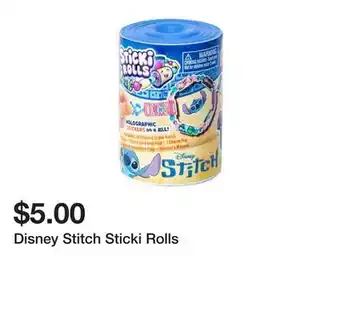 Five Below Disney Stitch Sticki Rolls offer