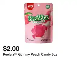 Five Below Peelerz Gummy Peach Candy 3oz offer
