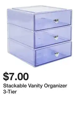 Five Below Stackable Vanity Organizer 3-Tier offer