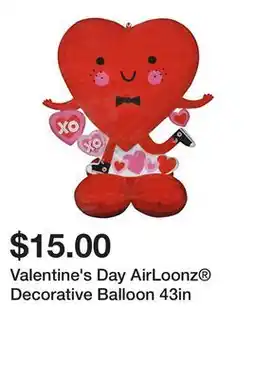 Five Below Valentine's Day AirLoonz Decorative Balloon 43in offer