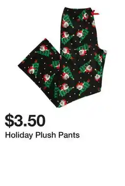 Five Below Holiday Plush Pants offer