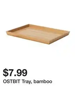 Ikea OSTBIT Tray, bamboo offer