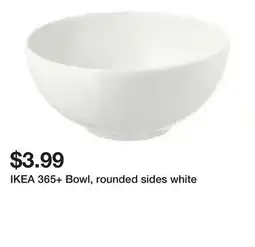 Ikea IKEA 365+ Bowl, rounded sides white offer