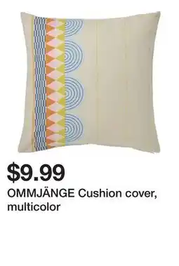 Ikea OMMJÄNGE Cushion cover, multicolor offer