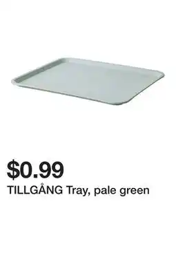 Ikea TILLGÅNG Tray, pale green offer