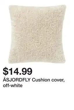 Ikea ÅSJORDFLY Cushion cover, off-white offer