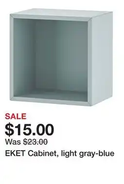 Ikea EKET Cabinet, light gray-blue offer
