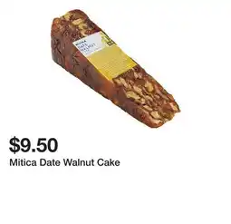 Wegmans Mitica Date Walnut Cake offer