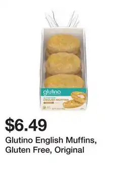 Wegmans Glutino English Muffins, Gluten Free, Original offer