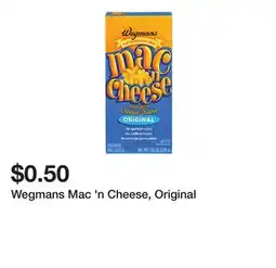 Wegmans Wegmans Mac 'n Cheese, Original offer