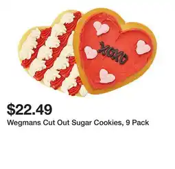 Wegmans Wegmans Cut Out Sugar Cookies offer