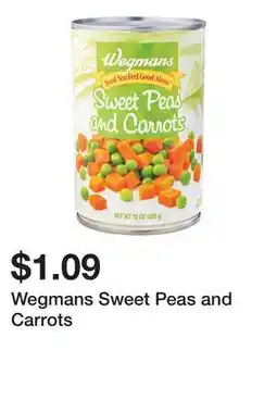 Wegmans Wegmans Sweet Peas and Carrots offer