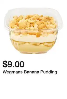 Wegmans Wegmans Banana Pudding offer