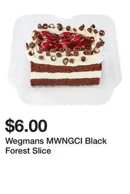 Wegmans Wegmans MWNGCI Black Forest Slice offer