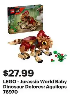 Best Buy LEGO - Jurassic World Baby Dinosaur Dolores: Aquilops 76970 offer
