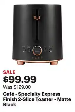 Best Buy Café - Specialty Express Finish 2-Slice Toaster - Matte Black offer