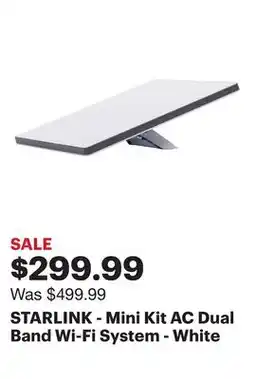 Best Buy STARLINK - Mini Kit AC Dual Band Wi-Fi System - White offer