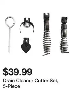 Harbor Freight Tools Drain Cleaner Cutter Set, 5-Piece offer
