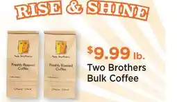 Heinen's Two Brothers Bulk Coffee offer